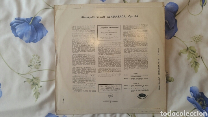 Discos de vinilo: Disco scheherazade Leopoldo Stokowski 1961 - Foto 2
