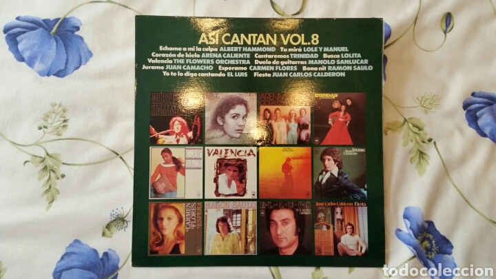 Vinyl-Schallplatten: Disco as&iacute; cantan volumen 8 artistas variados 1976