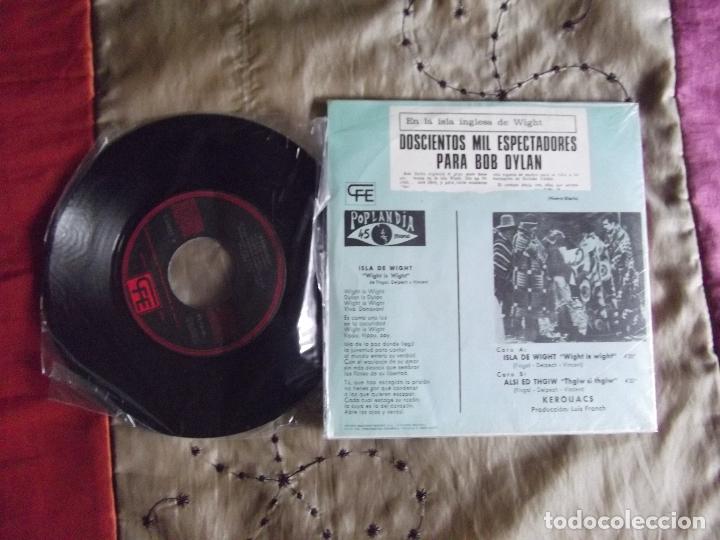 Discos de vinilo: KEROUACS-SINGLE VINILO-SG21-ISLA DE WIGHT-ALSI ED THGIW - Foto 2