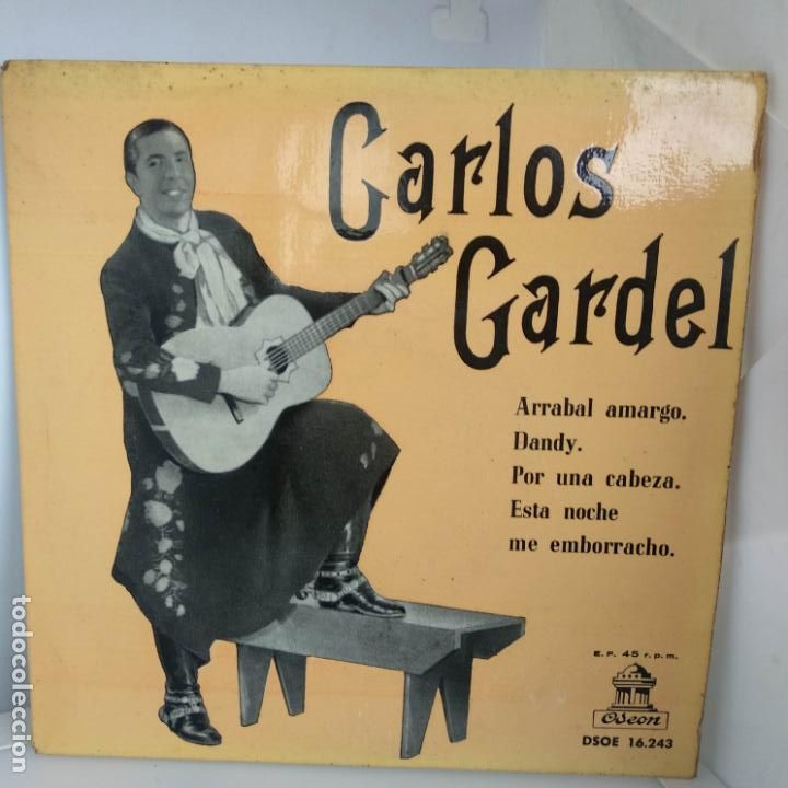 Discos de vinilo: Carlos Gardel single Arrabal amargo - Foto 1