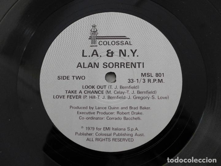 Discos de vinilo: ALAN SORRENTI - L.A. & N. Y. - COLOSSAL - Foto 8