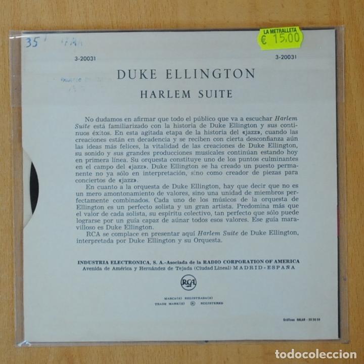 Discos de vinilo: DUKE ELLINGTON - HARLEM SUITE - SINGLE - Foto 2