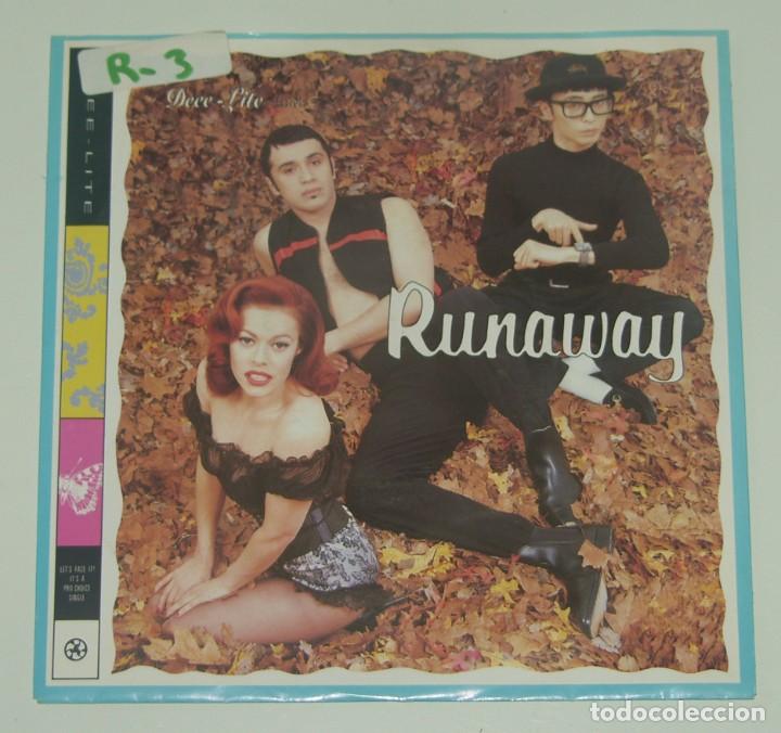 Discos de vinilo: DEEE-LITE - RUNAWAY + RUBBER LOVER - WEA GERMANY 1992 - Foto 1