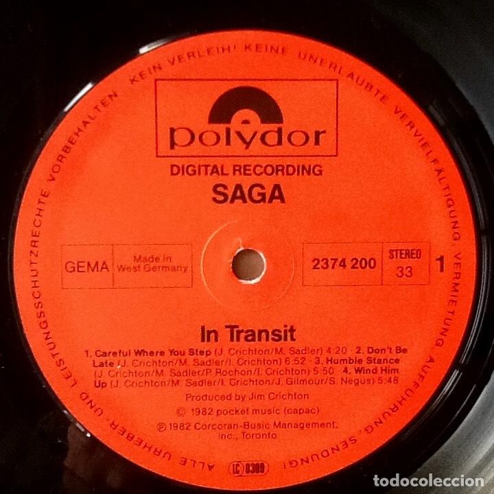 Discos de vinilo: SAGA : IN TRANSIT [POLYDOR - DEU 1982] LP - Foto 4