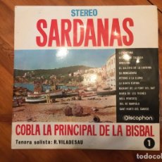 Discos de vinilo: DISCO LP COBLA ORQUESTA,LA PRINCIPAL DE LA BISBAL - LLEVANTINA - RECORD DE CALELLA - SOL DE BANYULS