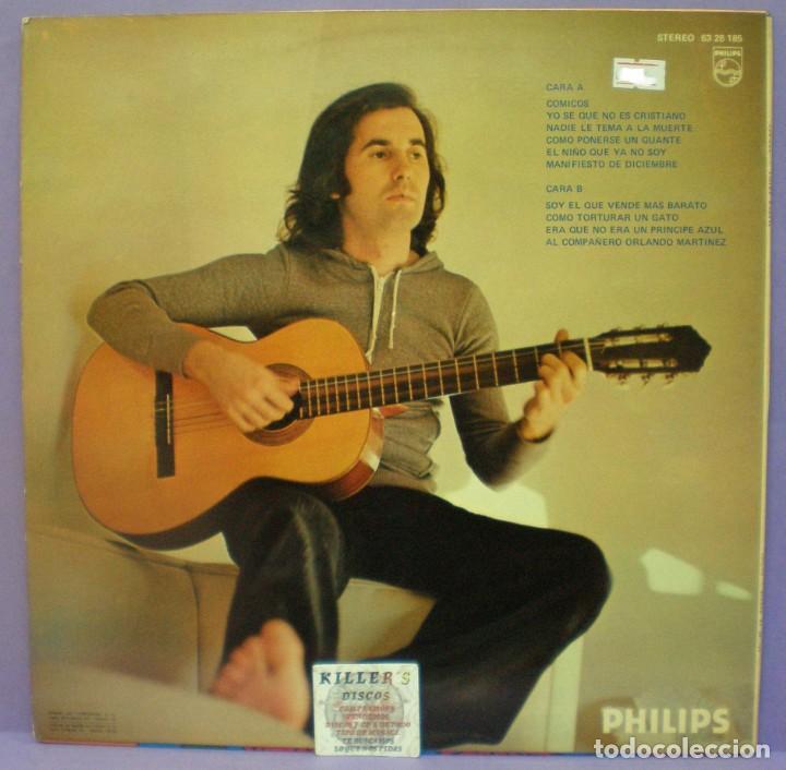 Discos de vinilo: V&iacute;ctor Manuel - C&oacute;micos - LP de 1975 - Foto 2