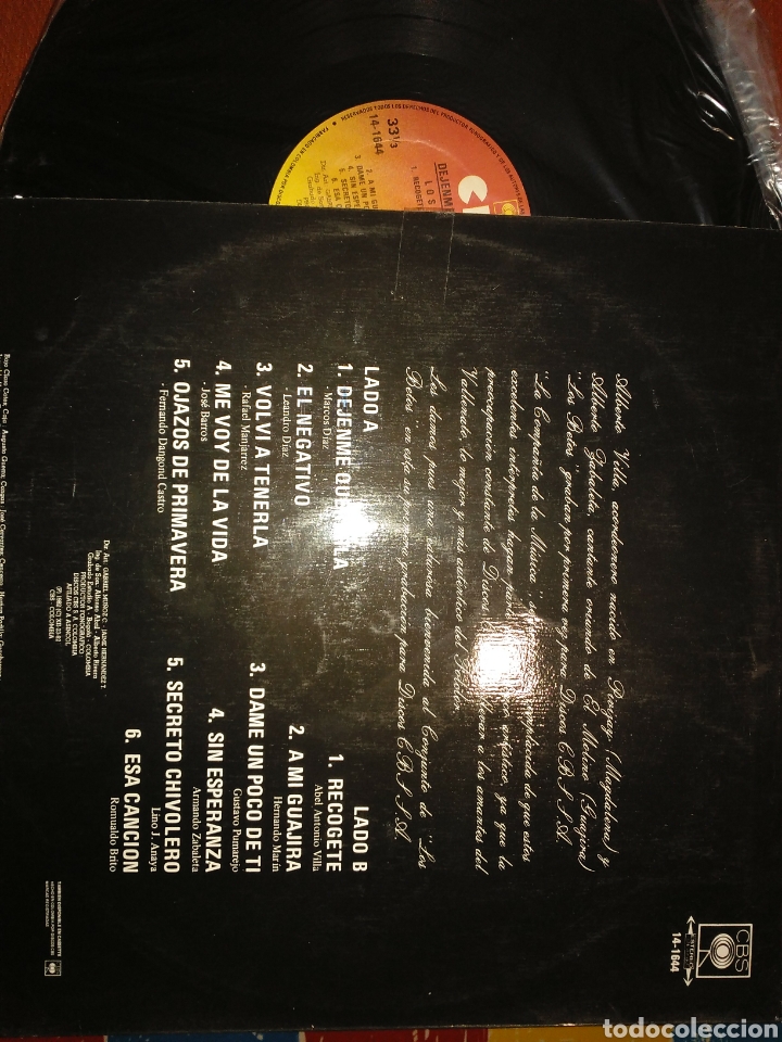Discos de vinilo: Los netos d&eacute;jenme quererla - Foto 2