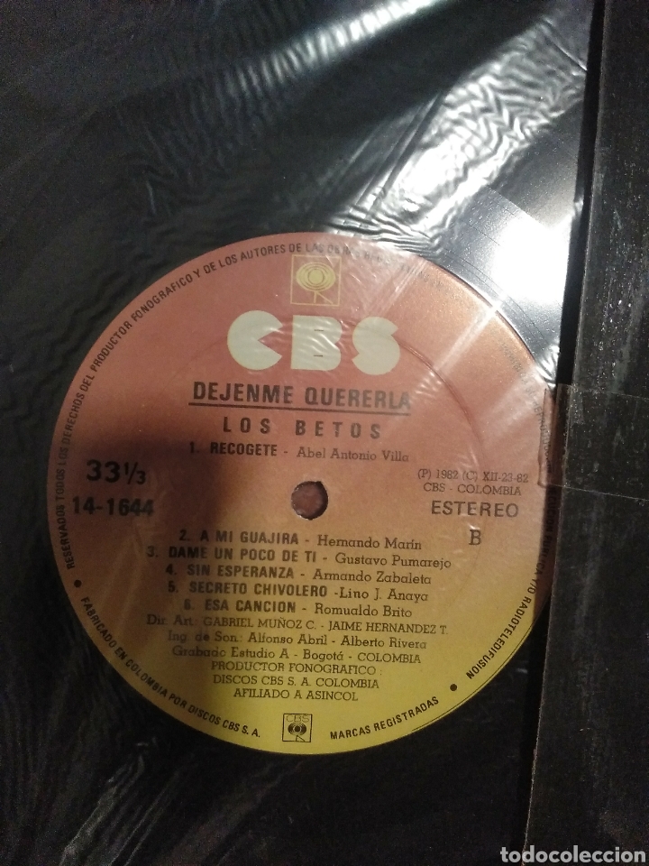 Discos de vinilo: Los netos d&eacute;jenme quererla - Foto 3