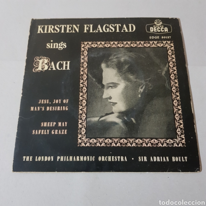 Discos de vinilo: KIRSTEN FLAGSTAD SINGS BACH - Foto 1