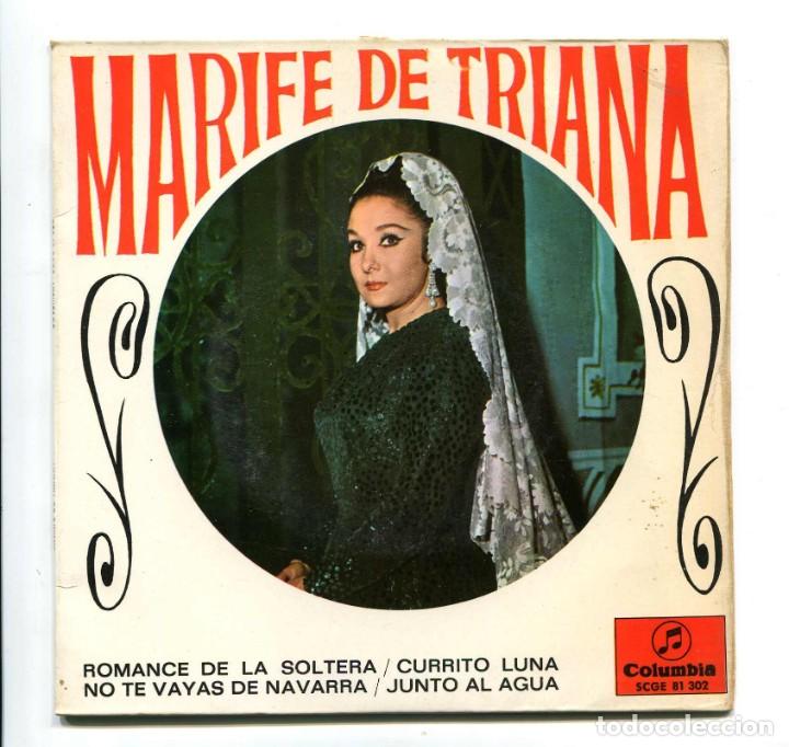 Discos de vinilo: MARIF&Eacute; DE TRIANA. SINGLE. - Foto 1