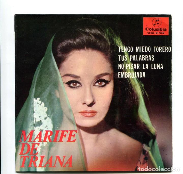 Discos de vinilo: MARIF&Eacute; DE TRIANA. SINGLE. - Foto 1