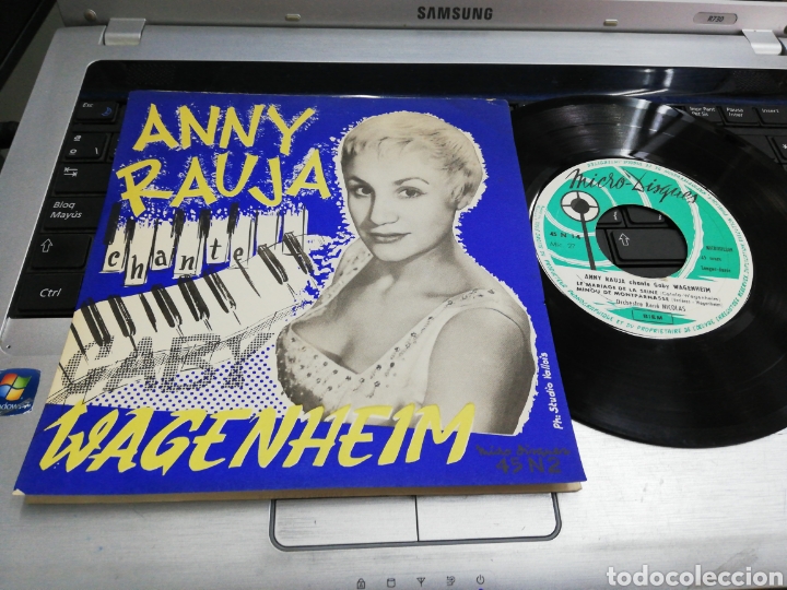 Dischi in vinile: Anny rauja chante gaby wagenheim ep Francia