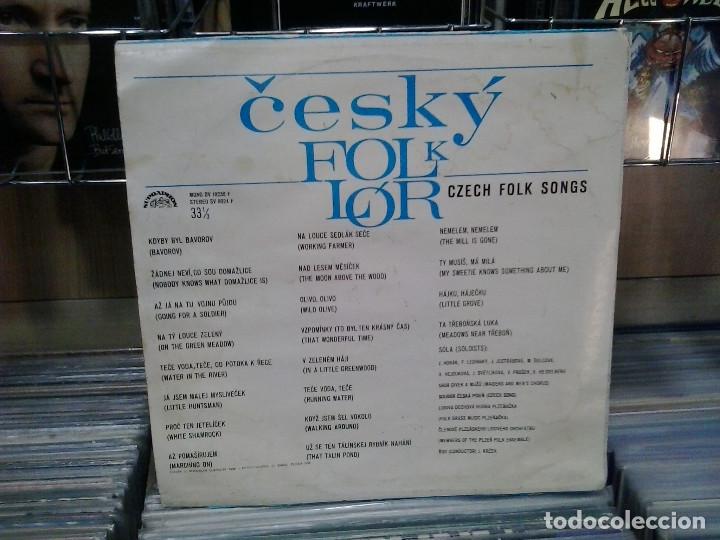 Discos de vinilo: LMV - Česk&yacute; Folkl&oacute;r.  Supraphon &lrm;1967, ref. SV 9024 - Foto 2