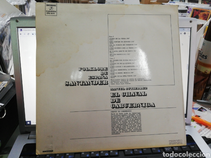 Discos de vinilo: Manuel Guti&eacute;rrez el chaval de cabuerniga lp 1973 /2 - Foto 2
