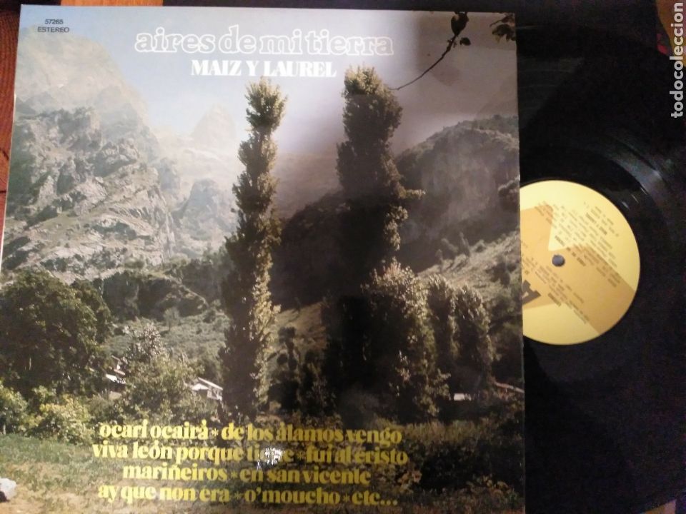 Vinyl records: Aires de mi tierra ma&iacute;z y laurel