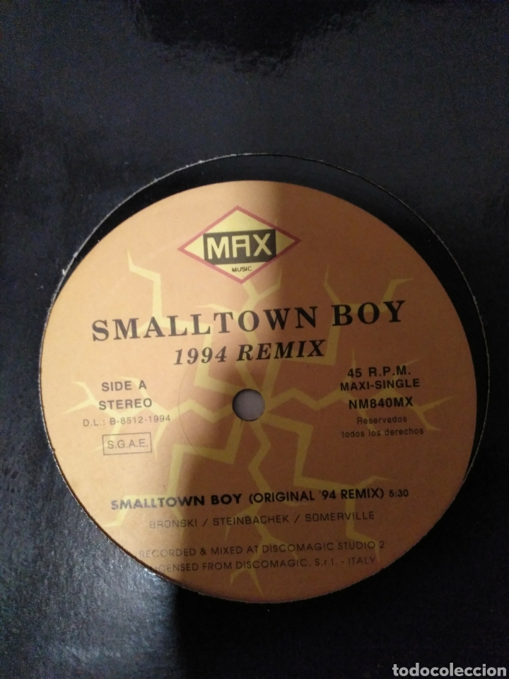 Discos de vinilo: Smalltown boy - Foto 2
