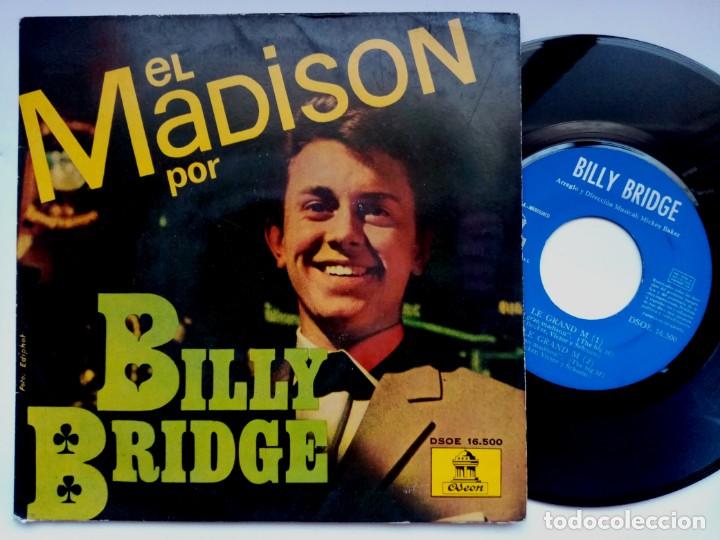 Discos de vinilo: BILLY BRIDGE - el madison - EP 1962 - ODEON - Foto 1