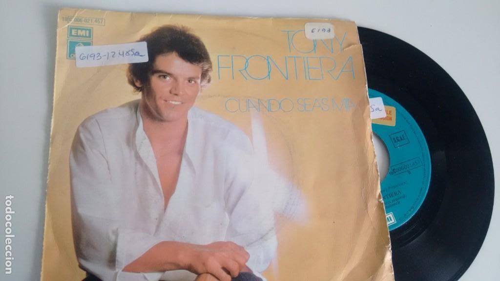 Discos de vinilo: SINGLE  ( VINILO) DE  TONY FRONTIERA A&Ntilde;OS 70 - Foto 1
