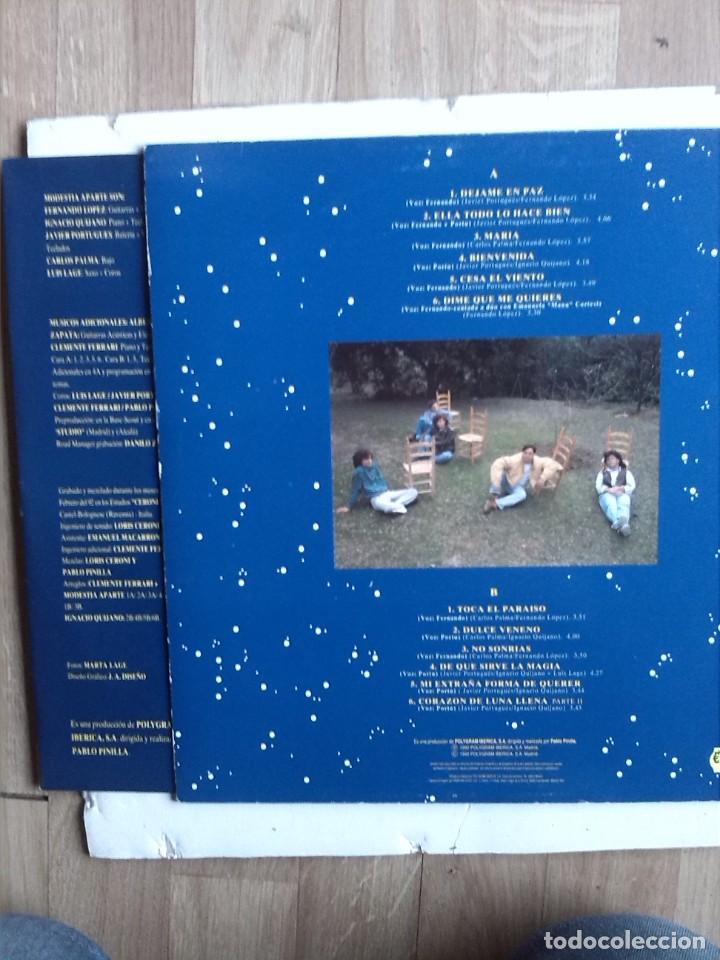 Discos de vinilo: MODESTIA APARTE - LA LINEA DE LA VIDA - Foto 2