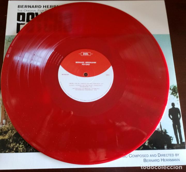 Discos de vinilo: PSYCHO - LP - BSO - VINILO COLOR ROJO - MBE - Foto 3