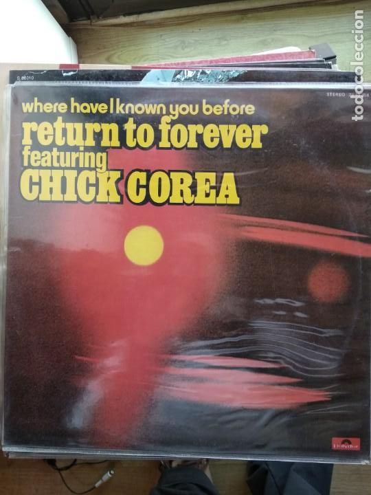 Discos de vinilo: Return to Forever featuring Chick Corea - Where have i known you before - Foto 1