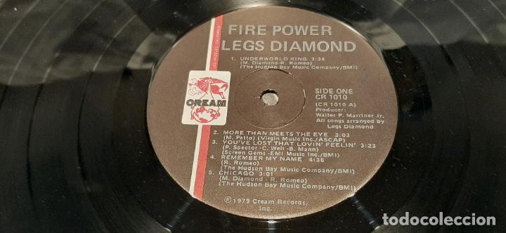 Discos de vinilo: LEGS DIAMOND -FIRE POWER- (1979) LP DISCO VINILO - Foto 2