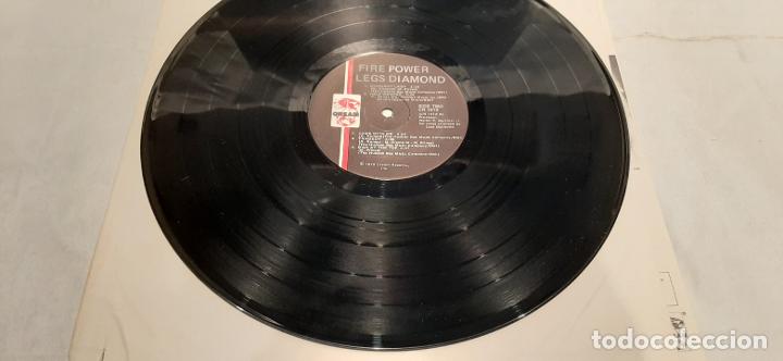 Discos de vinilo: LEGS DIAMOND -FIRE POWER- (1979) LP DISCO VINILO - Foto 4