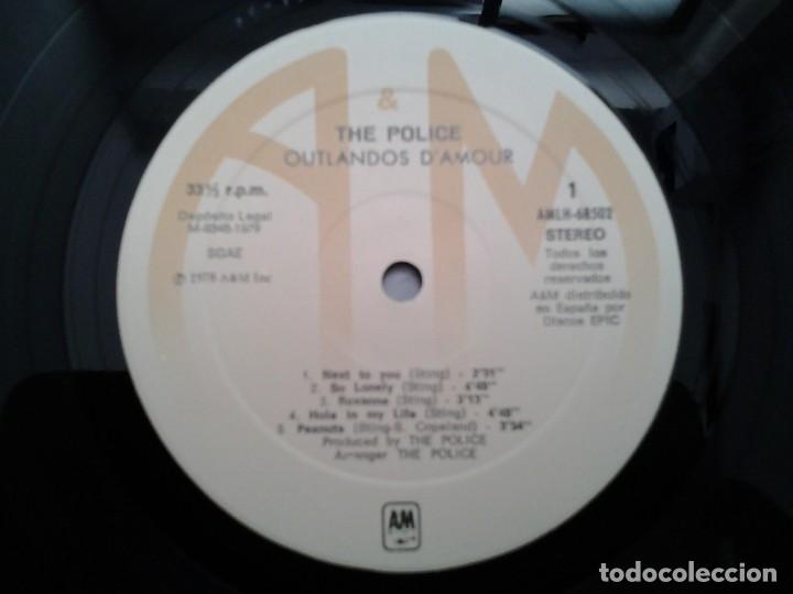 Discos de vinilo: THE POLICE - OUTLANDOS DAMOUR - AM RECORDS 1979 REEDICION ESPAÑOLA AMLH 68502 MUY BUENAS CONDICIONE - Foto 2 - 263250915