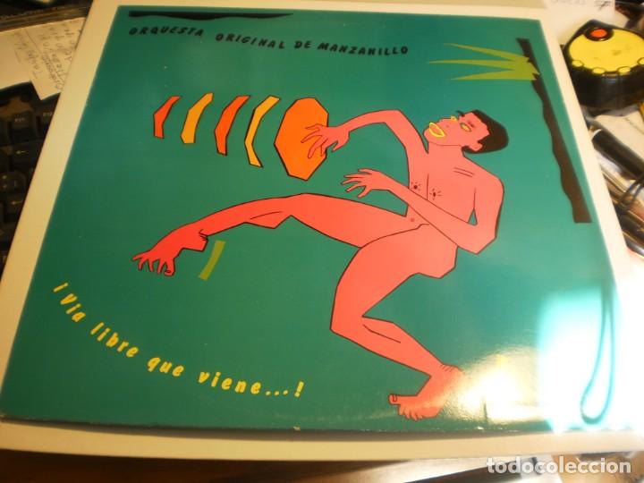 Disques de vinyle: lp orquesta original de manzanillo. v&iacute;a libre que viene. fonomusic 1992 spain nunca en TC. seminuevo