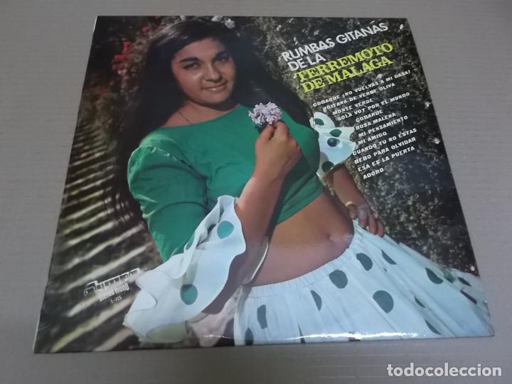 Discos de vinilo: TERREMOTO DE MALAGA (LP) RUMBAS GITANAS A&Ntilde;O &ndash; 1973 - Foto 1