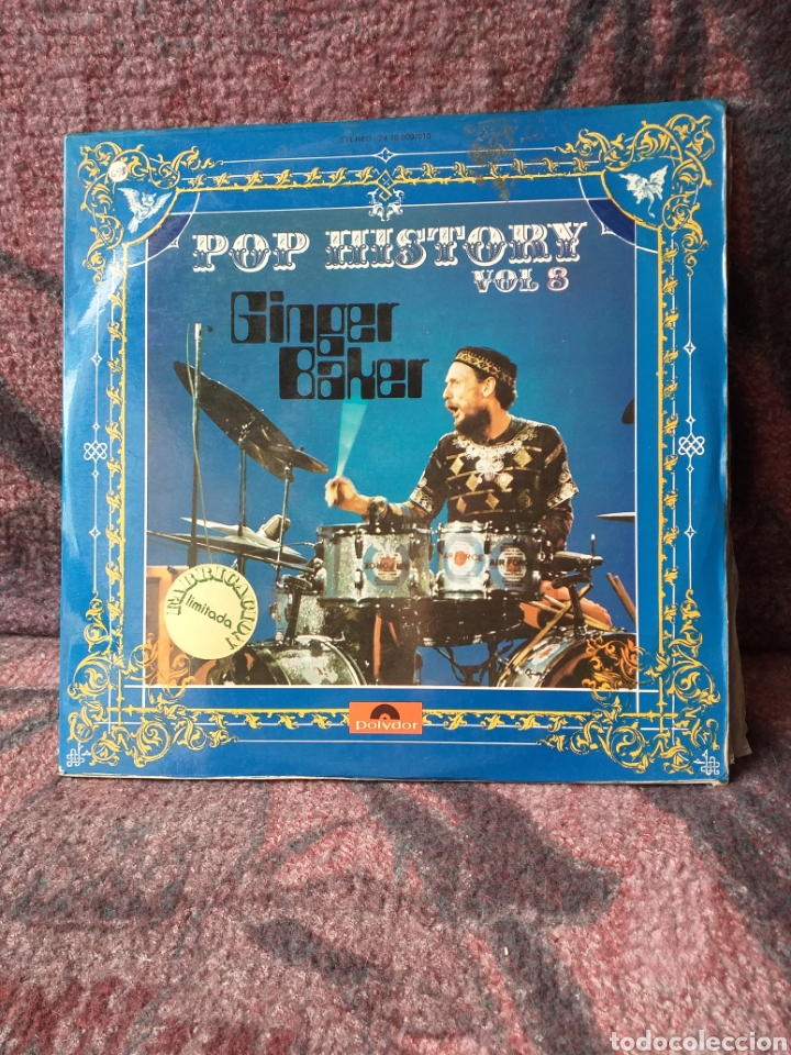 Discos de vinilo: GINGER BAKER POP HISTORY VOL 8 DOBLE LP - Foto 1
