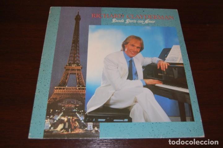 Discos de vinilo: RICHARD CLYDERMAN -DESDE PAR&Iacute;S CON AMOR- 1985 - Foto 1