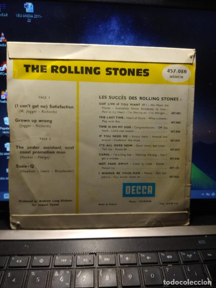 Discos de vinilo: SG THE ROLLING STONES : SATISFACTION ( EDICION FRANCIA ) - Foto 2