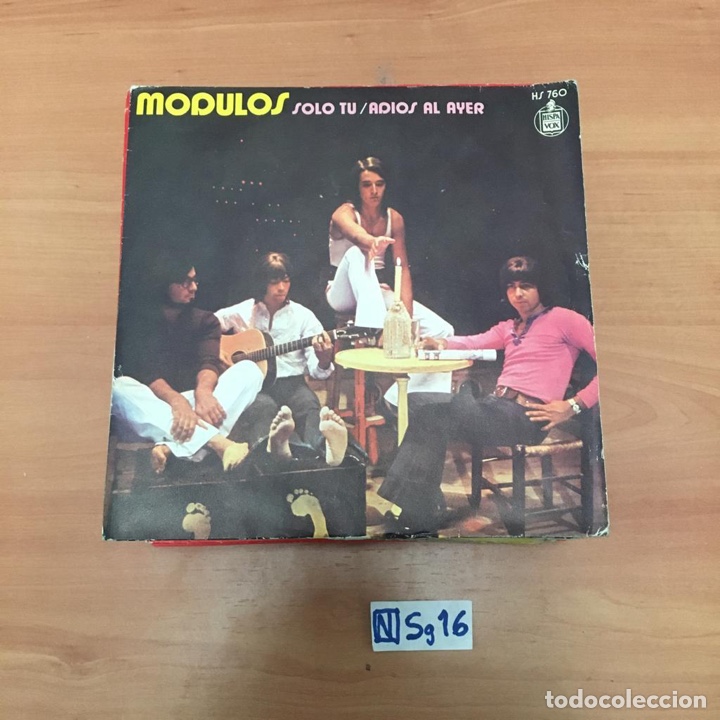 Discos de vinilo: M&oacute;dulos Solo T&uacute; Adi&oacute;s Al Ayer - Foto 1