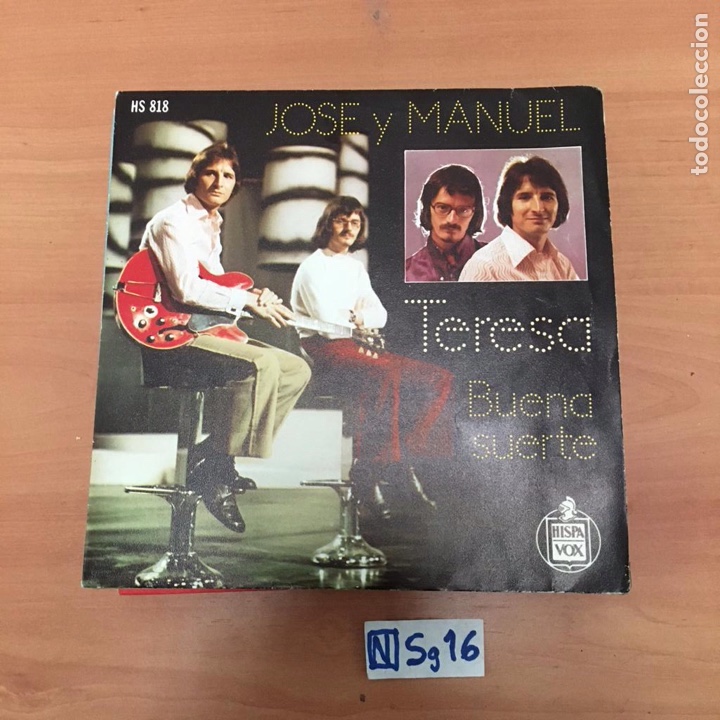 Discos de vinilo: Jos&eacute; Y Manuel Teresa Buena Suerte - Foto 1