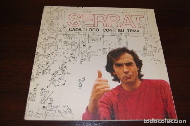 Discos de vinilo: SERRAT -CADA LOCO CON SU TEMA- ARIOLA - Foto 1
