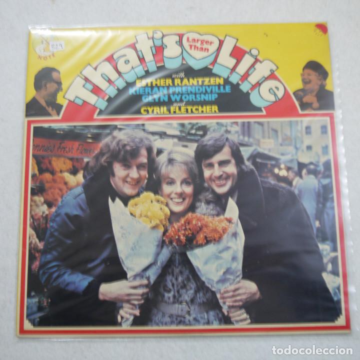 Discos de vinilo: ESTHER RANTZEN, KIERAN PRENDIVILLE Y OTROS - THAT'S LARGER THAN LIFE - LP 1977 UK
