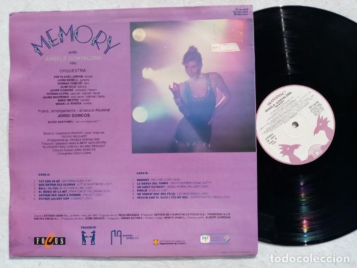 Discos de vinilo: ANGELS GONYALONS - memory - LP 1992 - TRANSDISC - Foto 3