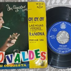 Discos de vinilo: EP (UN CIGARRO CON...)BEBO VALDES Y SU ORQUESTA. AY AY AY+3. CHA CHA CHA. Lote 194338748