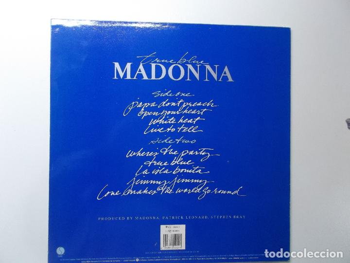 Discos de vinilo: MADONNA, TRUE BLUE, EDICION ESPA&Ntilde;OLA - Foto 3
