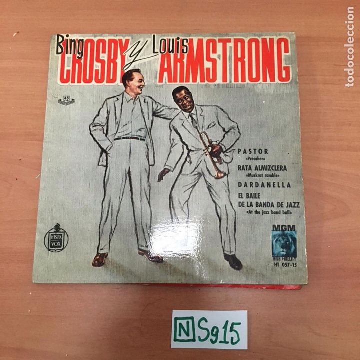 Discos de vinilo: Bing Crosby Y Louis Armstrong - Foto 1