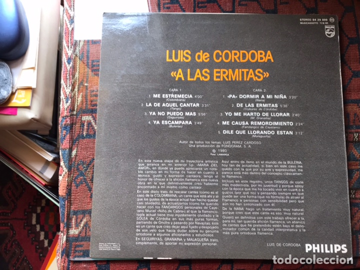 Discos de vinilo: Luis de C&oacute;rdoba. A las ermitas - Foto 2