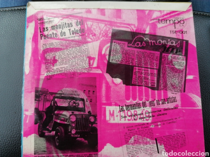 Discos de vinilo: 2 singles las monjitas del Jeep - Foto 2