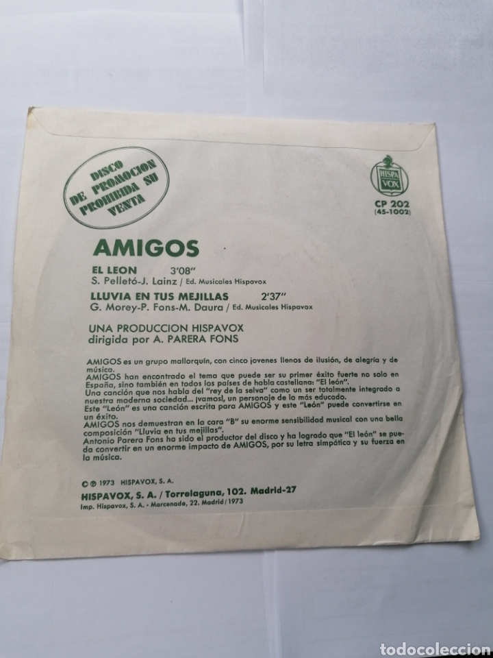 Discos de vinilo: El le&oacute;n single - Foto 2