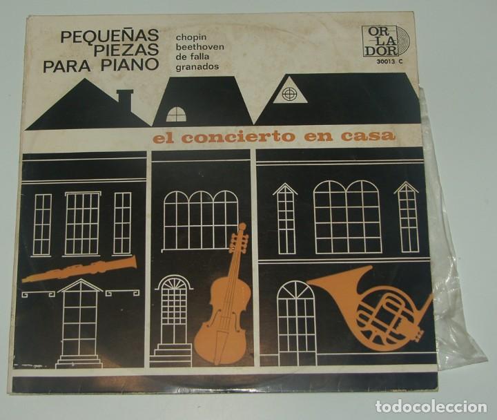 Disques de vinyle: Peque&ntilde;as piezas para piano- 10 pulgadas- Orlador 1964
