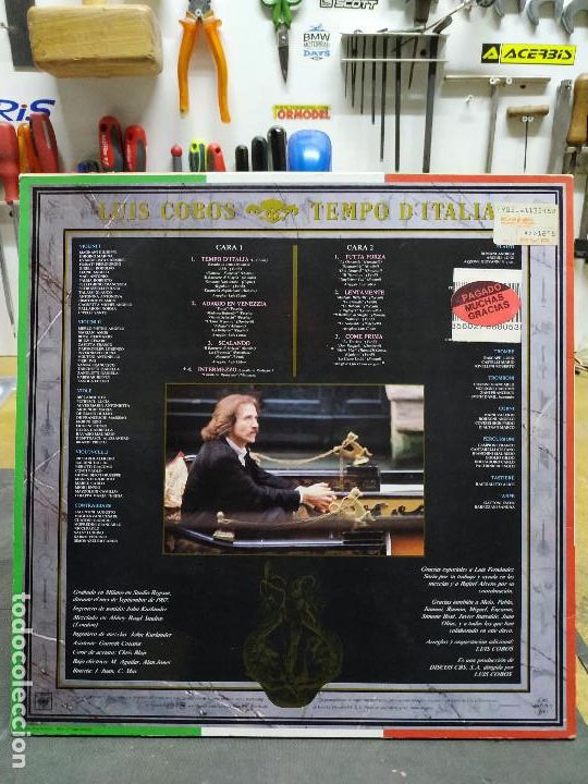 Discos de vinilo: LUIS COBOS TEMPO D&acute;ITALIA - Foto 2