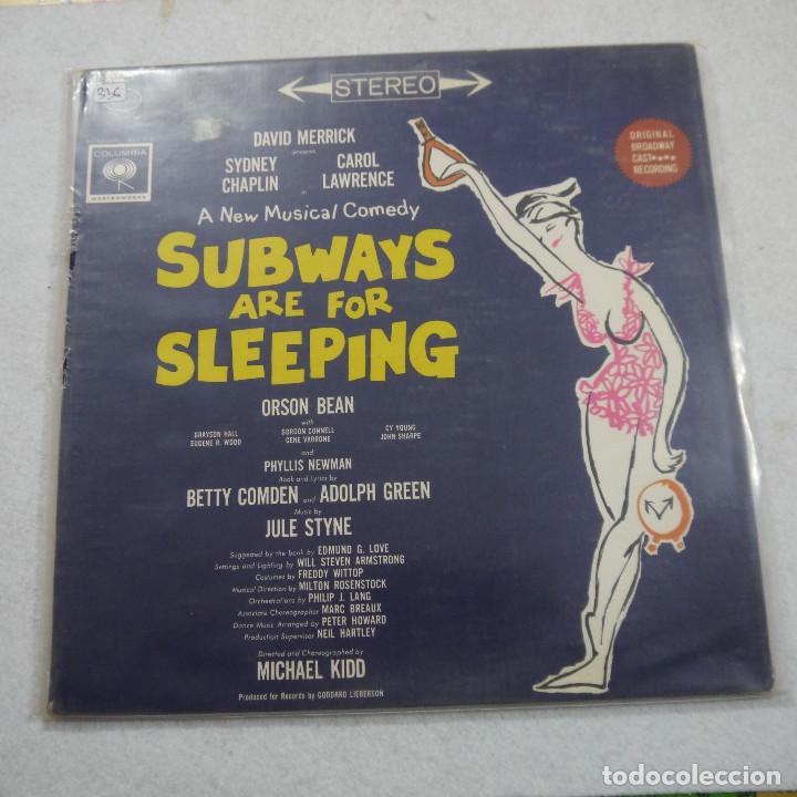 Discos de vinilo: SUBWAYS ARE FOR SLEEPING - LP - Foto 1
