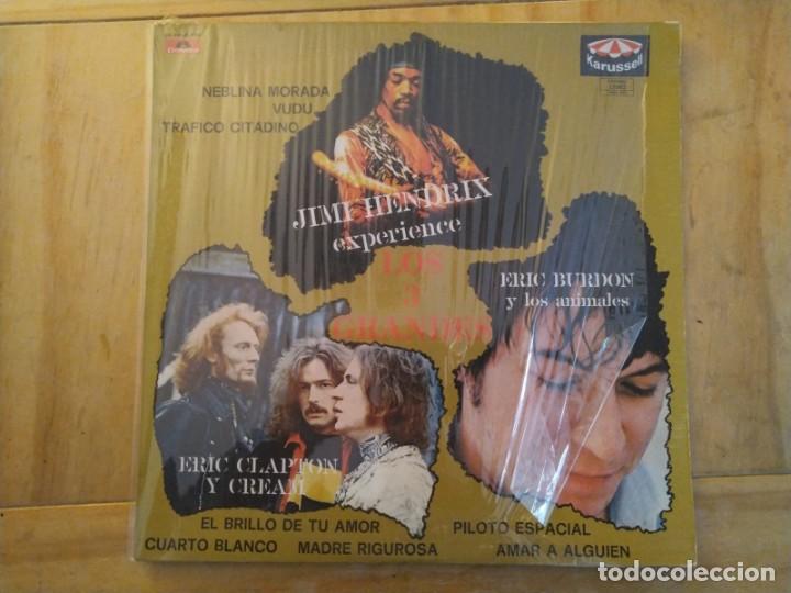 Discos de vinilo: Varios &lrm;&ndash; Los 3 Grandes Hendrix - Cream - Eric Burdon - Foto 2