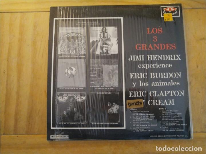 Discos de vinilo: Varios &lrm;&ndash; Los 3 Grandes Hendrix - Cream - Eric Burdon - Foto 4