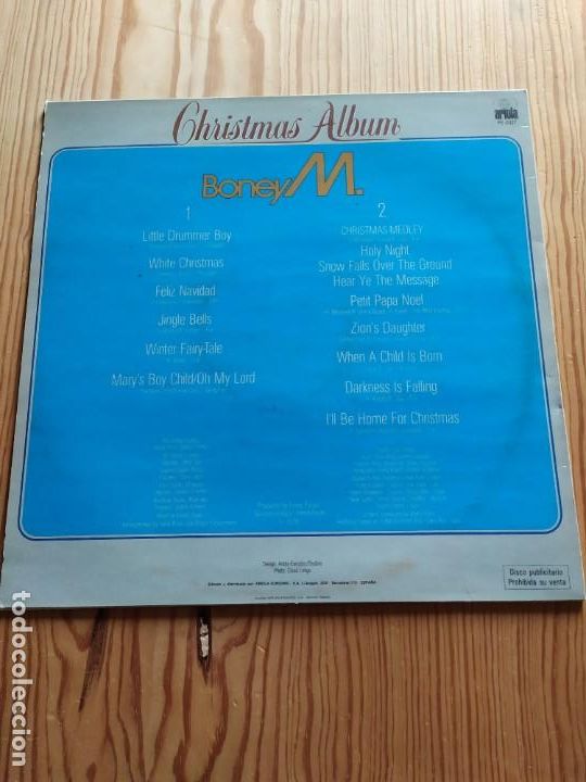Discos de vinilo: BONEY M. CHRISTMAS ALBUM - Foto 2